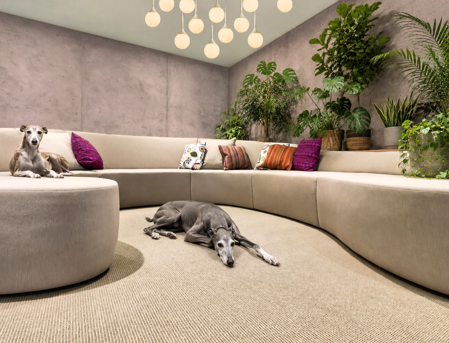 The colourways of this luxury wool carpet collection will complement any design scheme you have in mind. The Roma carpet is made with a loop pile construction, which gives it a soft, luxurious feel.