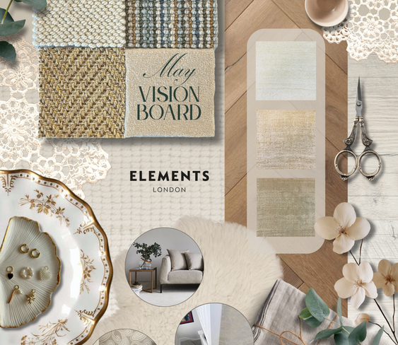 May vision board - New Beginnings and Fresh Energy