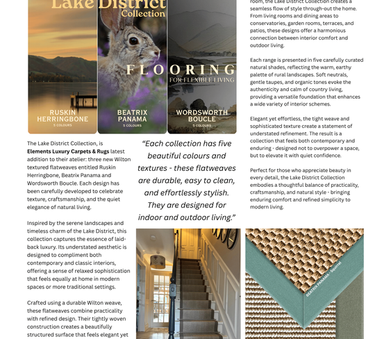 INTERIORS MONTHLY ARTICLE APRIL 2026 - The Lake District Collection