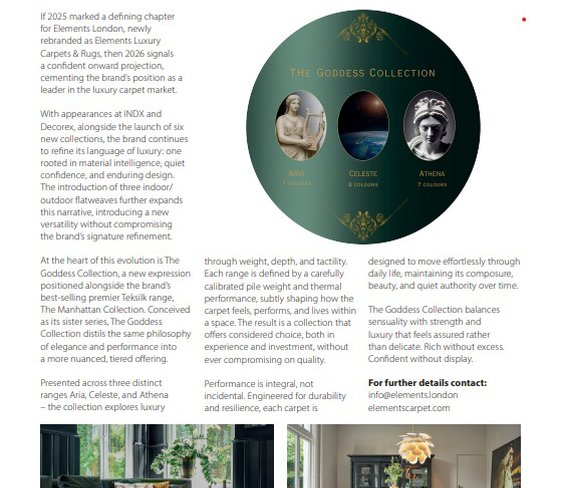 Interiors Monthly article March 2026